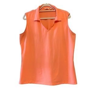 Lady Hagen sleeveless v-neck golf polo size xl
